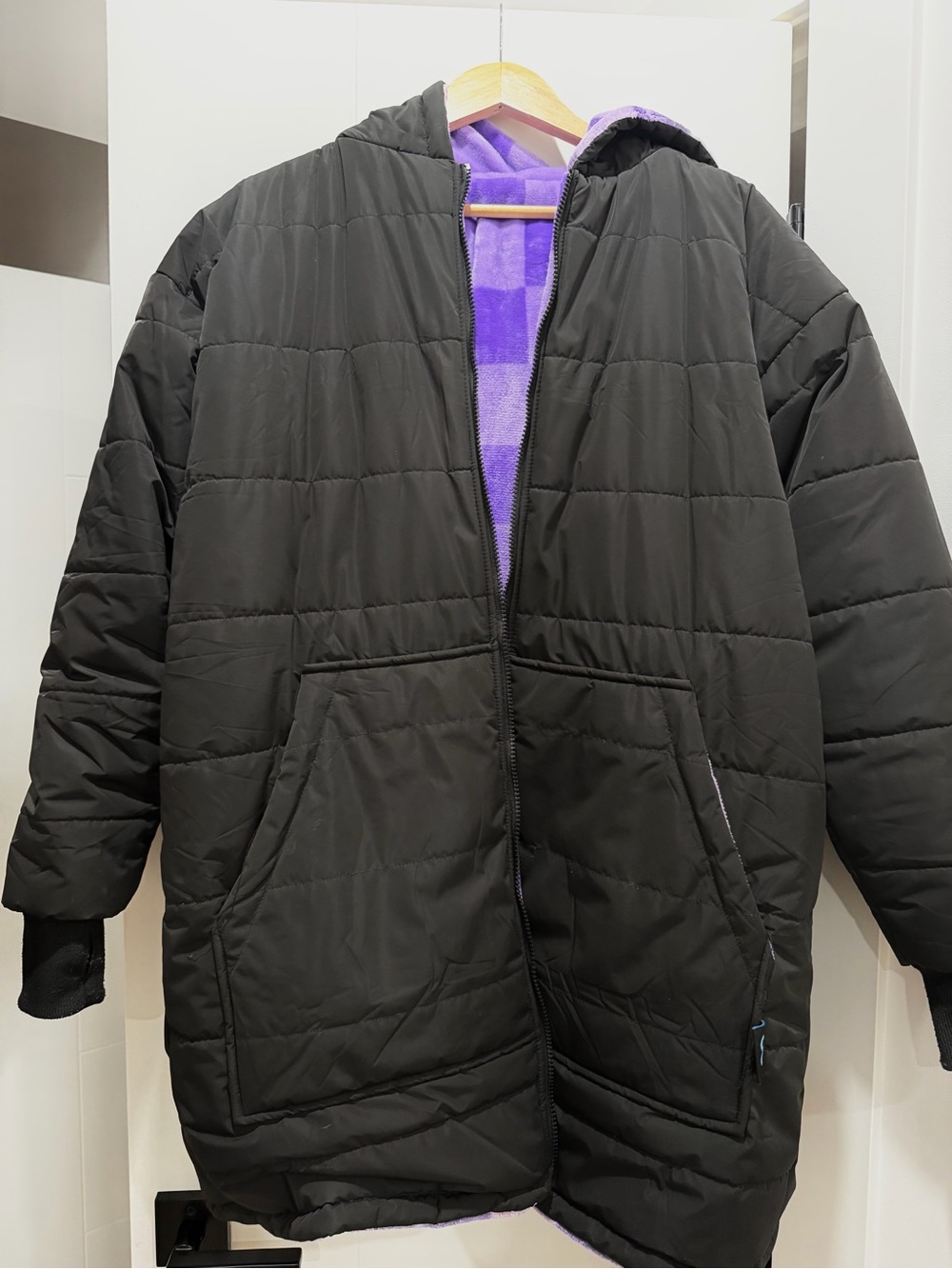 The Oodie long puffer jacket